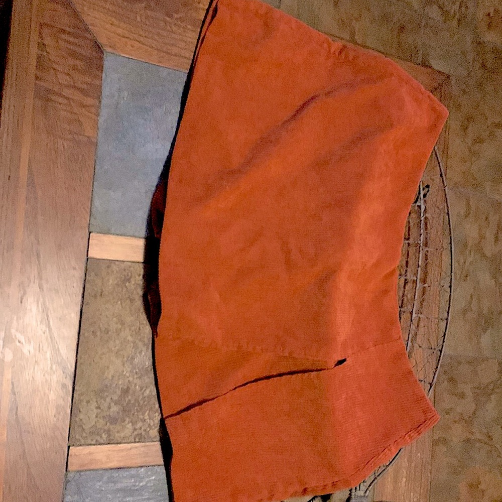 Orange Shein Curve Skort. Runs small. XL OR 1X. Corduroy super cute